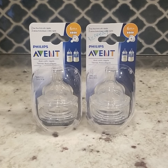 Phillip's Avent Anti-Colic Nipples (6m +)